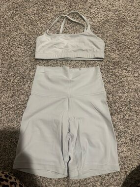 TnAction™ Light Grey/Blue Active Set - Size S/XS